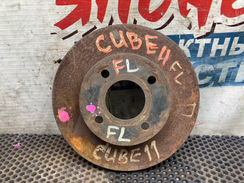 Тормозной диск NISSAN CUBE BZ11 CR14DE передний (б/у)