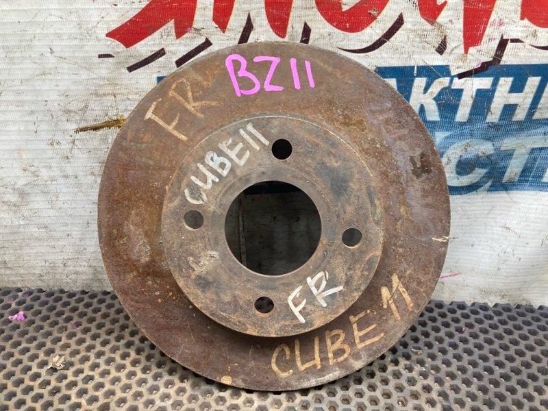 Тормозной диск NISSAN CUBE BZ11 CR14DE передний (б/у)