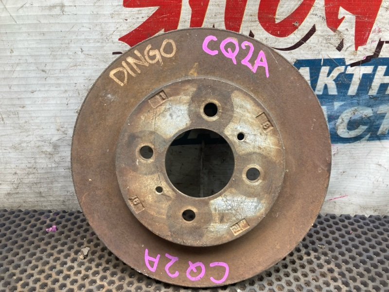 Тормозной диск MITSUBISHI MIRAGE DINGO CQ2A 4G15 передний (б/у)