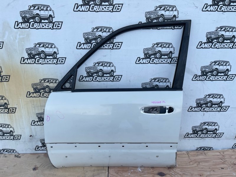 Дверь TOYOTA LAND CRUISER UZJ100 2UZ-FE передняя левая (б/у)