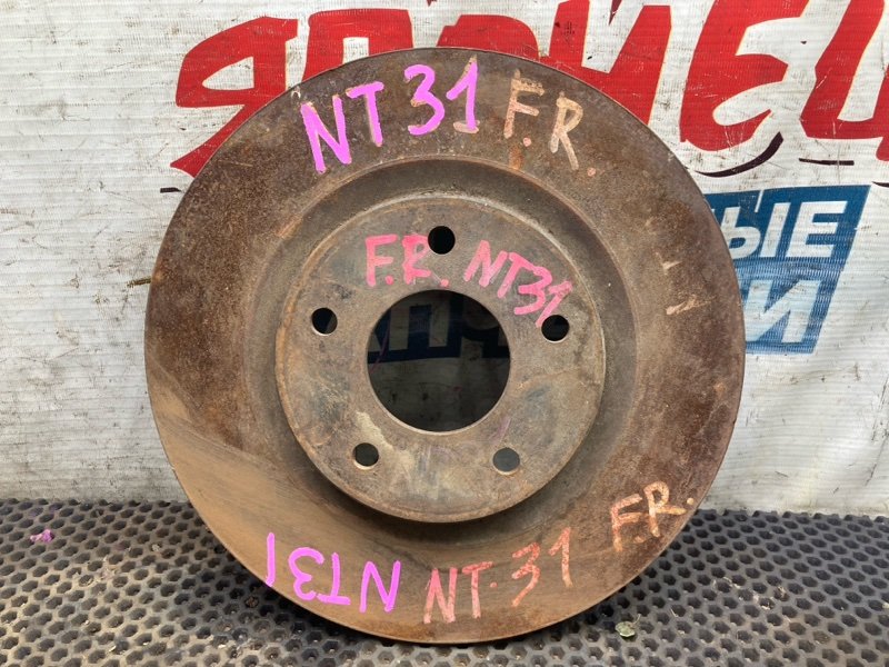 Тормозной диск NISSAN X-TRAIL NT31 MR20DE передний (б/у)