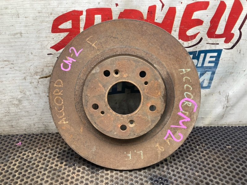 Тормозной диск HONDA ACCORD CM2 K24A передний (б/у)