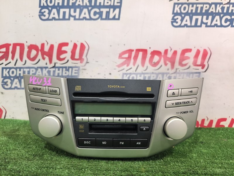 Магнитола TOYOTA HARRIER MCU31 1MZ-FE (б/у)