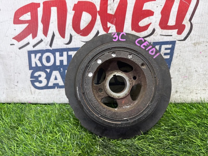 Шкив коленвала TOYOTA COROLLA CE101 3C-E (б/у)