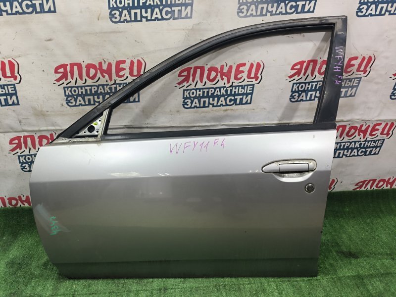 Дверь NISSAN WINGROAD WFY11 QG15DE 2003 передняя левая (б/у)