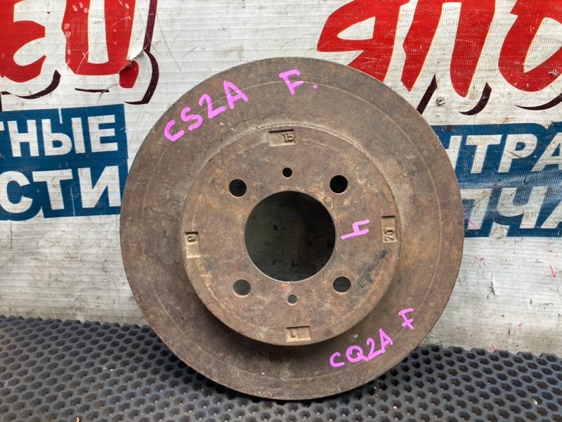 Тормозной диск MITSUBISHI LANCER CEDIA CS2A 4G15 передний (б/у)