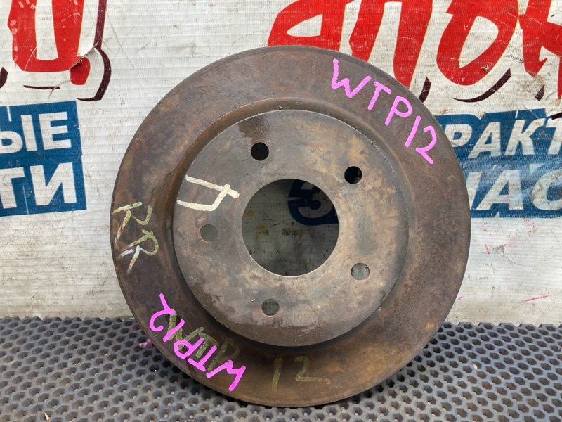Тормозной диск NISSAN PRIMERA WTP12 QR20DE задний (б/у)