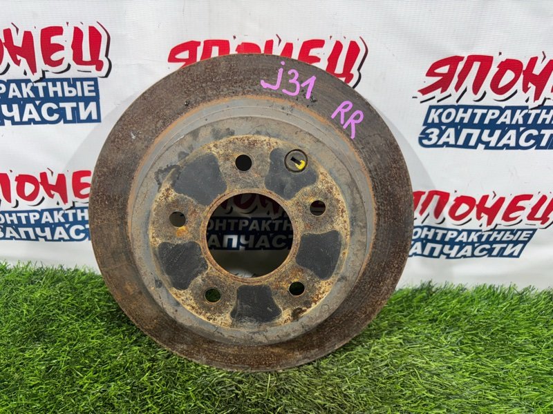 Тормозной диск NISSAN TEANA J31 VQ23DE задний (б/у)