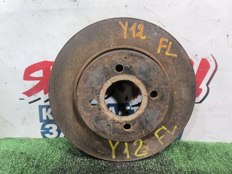 Тормозной диск NISSAN WINGROAD Y12 HR15DE передний (б/у)