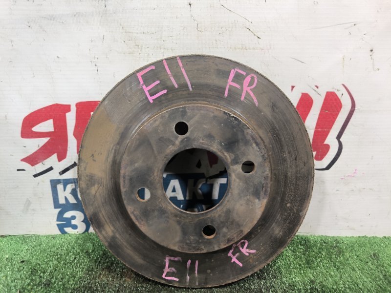 Тормозной диск NISSAN NOTE E11 HR15DE передний (б/у)