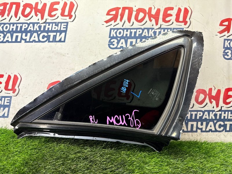 Стекло собачника TOYOTA HARRIER MCU35 1MZ-FE заднее левое (б/у)