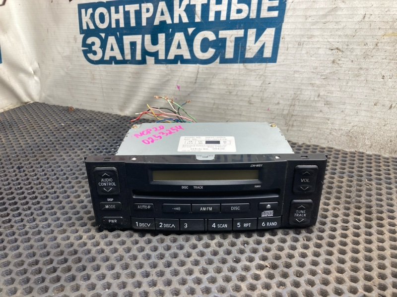 Магнитола TOYOTA FUNCARGO NCP20 1NZ-FE (б/у)