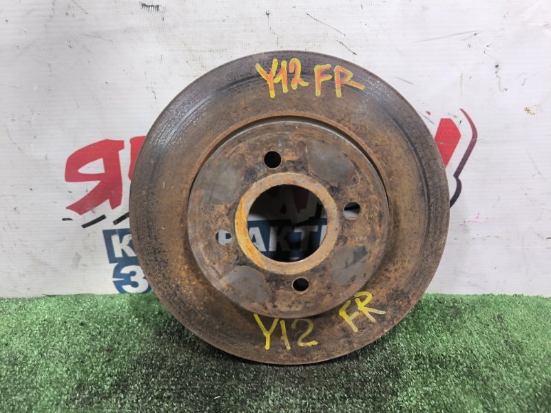 Тормозной диск NISSAN WINGROAD Y12 HR15DE передний (б/у)