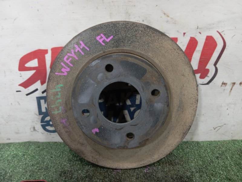 Тормозной диск NISSAN WINGROAD WFY11 QG15DE передний (б/у)