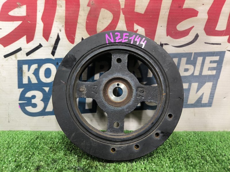 Шкив коленвала TOYOTA COROLLA FIELDER NZE144 1NZ-FE (б/у)