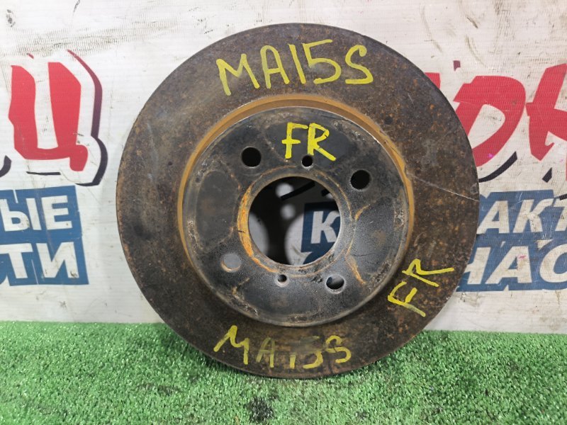 Тормозной диск SUZUKI SOLIO MA15S K12B передний (б/у)