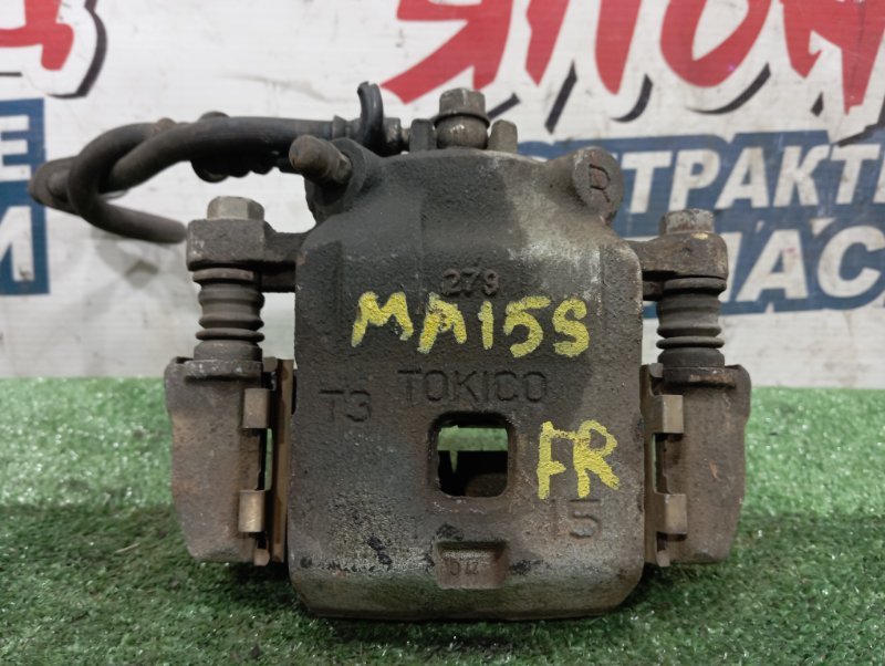 Суппорт SUZUKI SOLIO MA15S K12B передний правый (б/у)