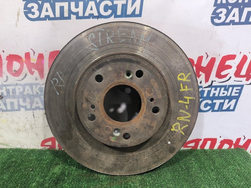 Тормозной диск HONDA STREAM RN4 K20A передний (б/у)