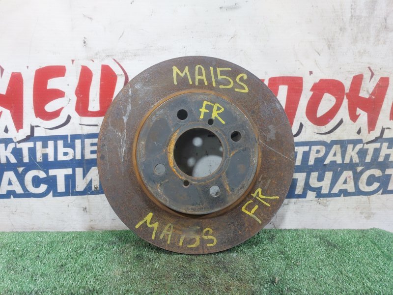 Тормозной диск SUZUKI SOLIO MA15S K12B передний (б/у)