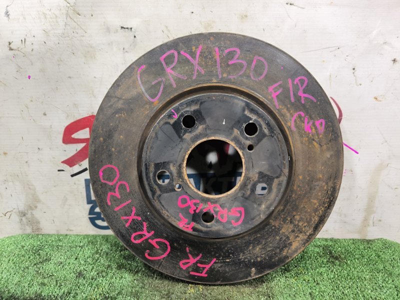 Тормозной диск TOYOTA MARK X GRX130 4GR-FSE передний (б/у)