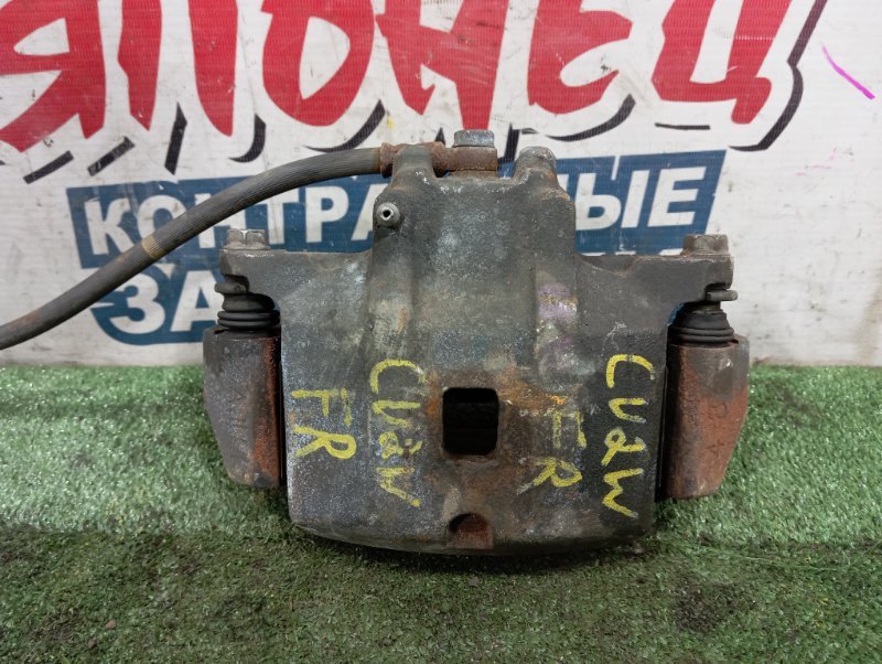 Суппорт MITSUBISHI AIRTREK CU2W 4G63 передний правый (б/у)