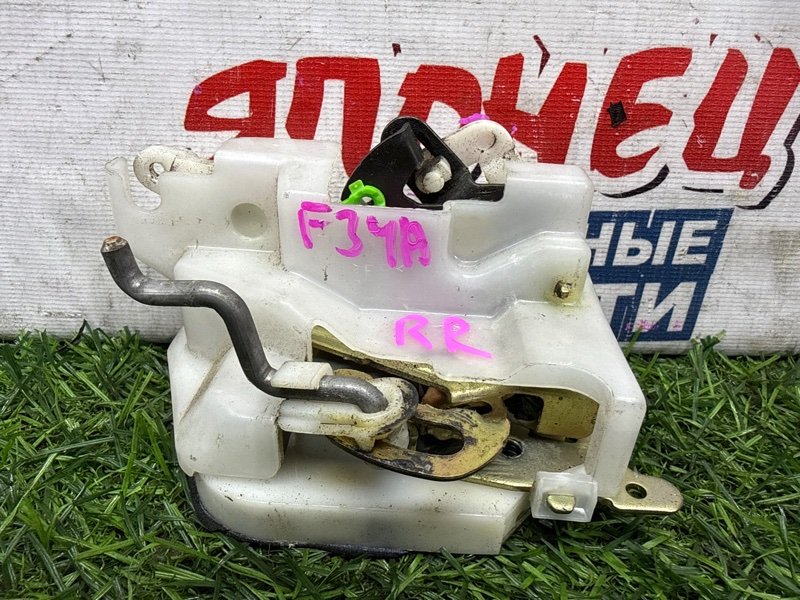 Замок двери MITSUBISHI DIAMANTE F34A 6A13 задний правый (б/у)