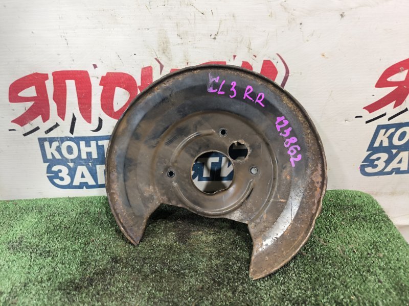 Щиток тормозного диска HONDA ACCORD CL3 F18B задний правый (б/у)