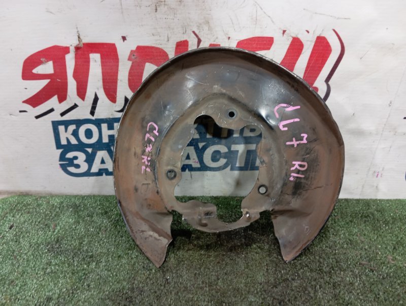 Щиток тормозного диска HONDA ACCORD CL7 K20A задний левый (б/у)