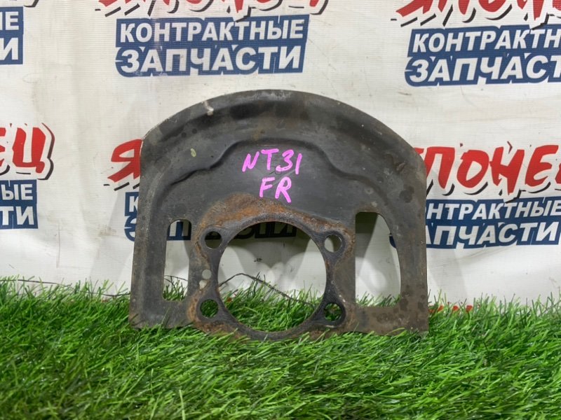 Щиток тормозного диска NISSAN X-TRAIL NT31 MR20DE передний правый (б/у)