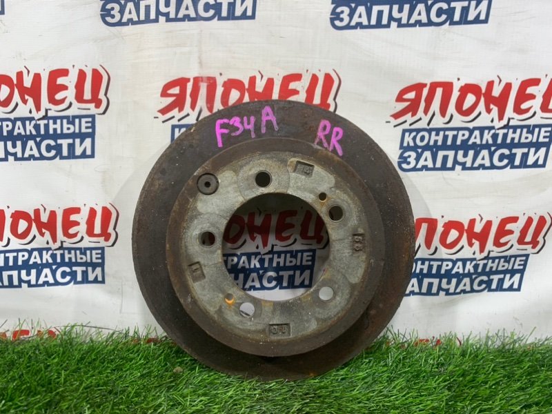 Тормозной диск MITSUBISHI DIAMANTE F34A 6A13 задний (б/у)