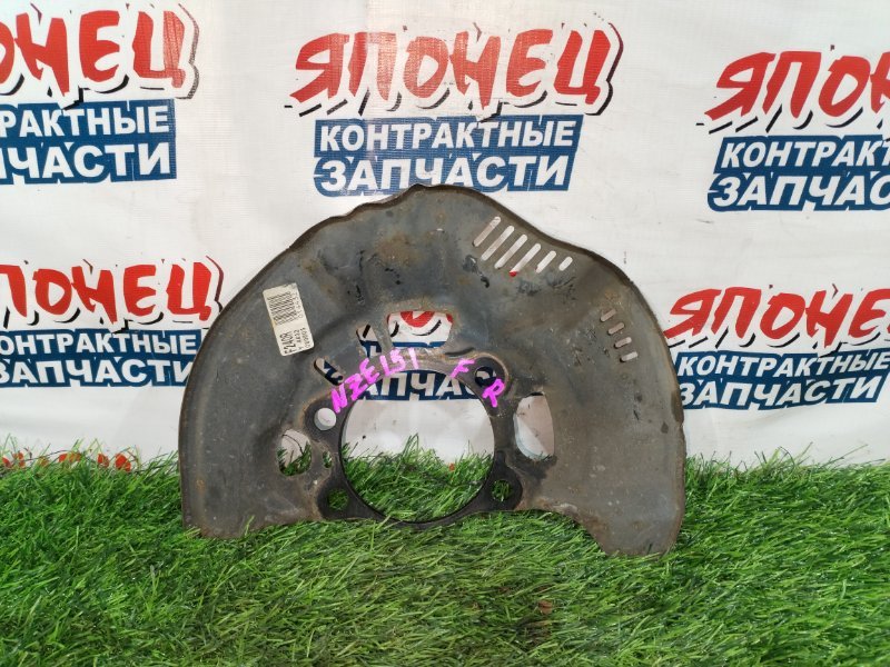 Щиток тормозного диска TOYOTA COROLLA RUMION NZE151 1NZ-FE передний правый (б/у)