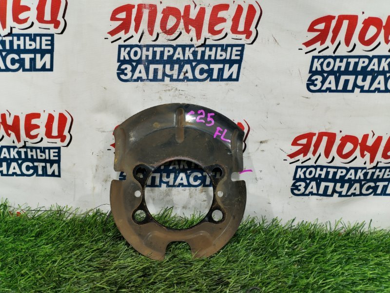 Щиток тормозного диска NISSAN SERENA C25 MR20DE передний (б/у)