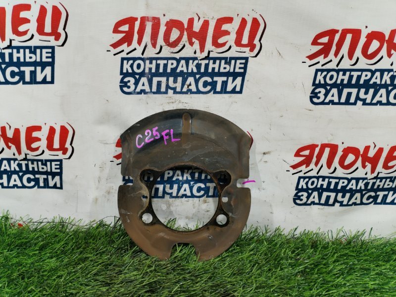 Щиток тормозного диска NISSAN SERENA C25 MR20DE передний (б/у)