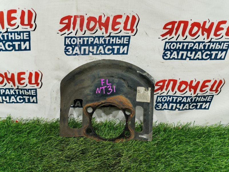 Щиток тормозного диска NISSAN X-TRAIL NT31 MR20DE передний левый (б/у)