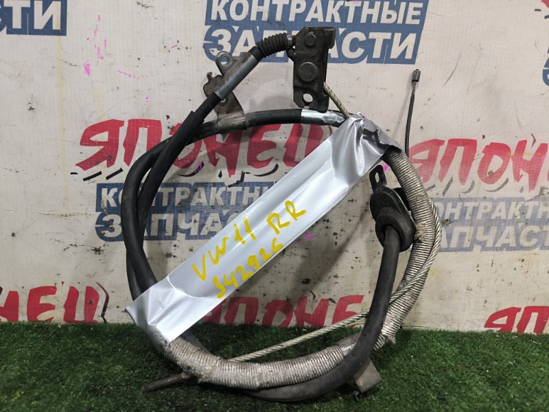 Тросик ручника NISSAN EXPERT VW11 QG18DE задний правый (б/у)