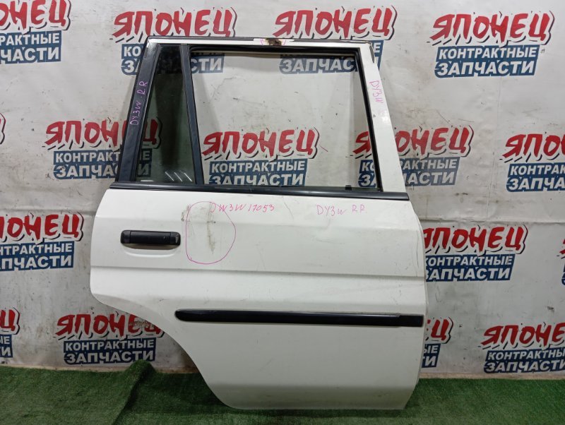 Дверь MAZDA DEMIO DW3W B3 1998 задняя правая (б/у)