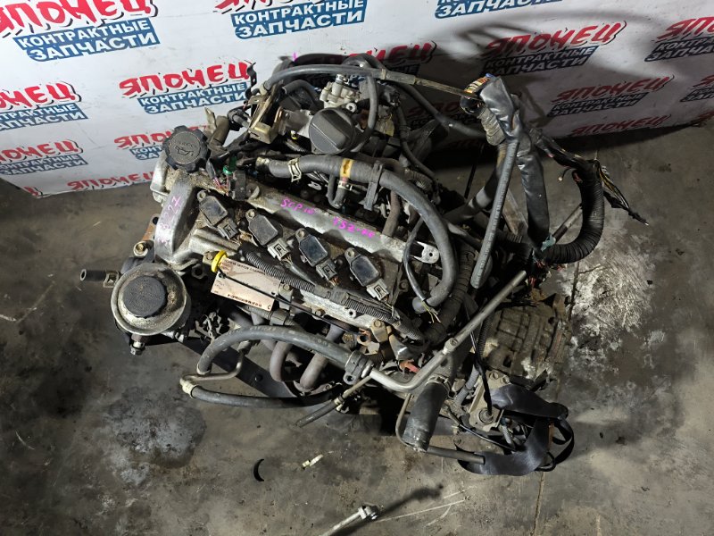 Двигатель TOYOTA VITZ SCP10 1SZ-FE 1999 (б/у)