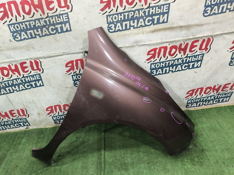 Крыло NISSAN MARCH BK12 CR14DE 2004 переднее правое (б/у)