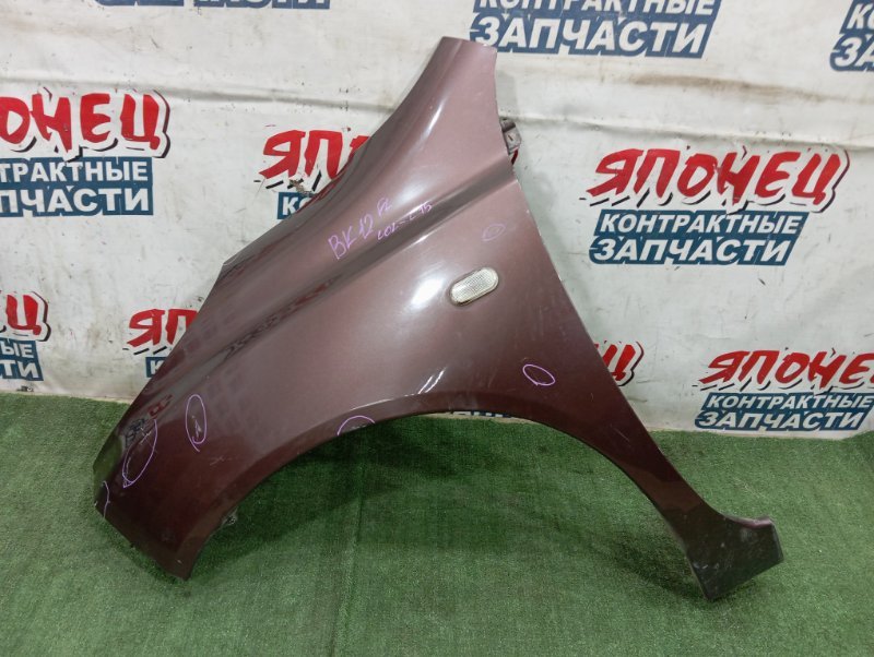 Крыло NISSAN MARCH BK12 CR14DE 2004 переднее левое (б/у)