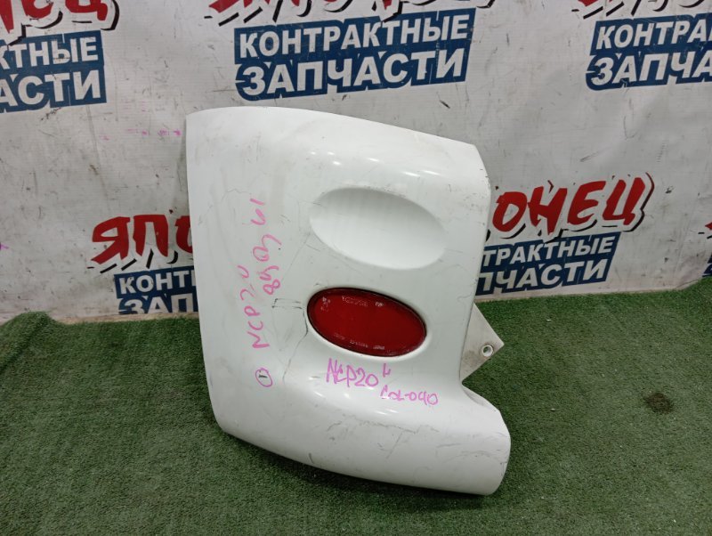 Бампер TOYOTA FUNCARGO NCP20 2NZ-FE 2001 задний левый (б/у)