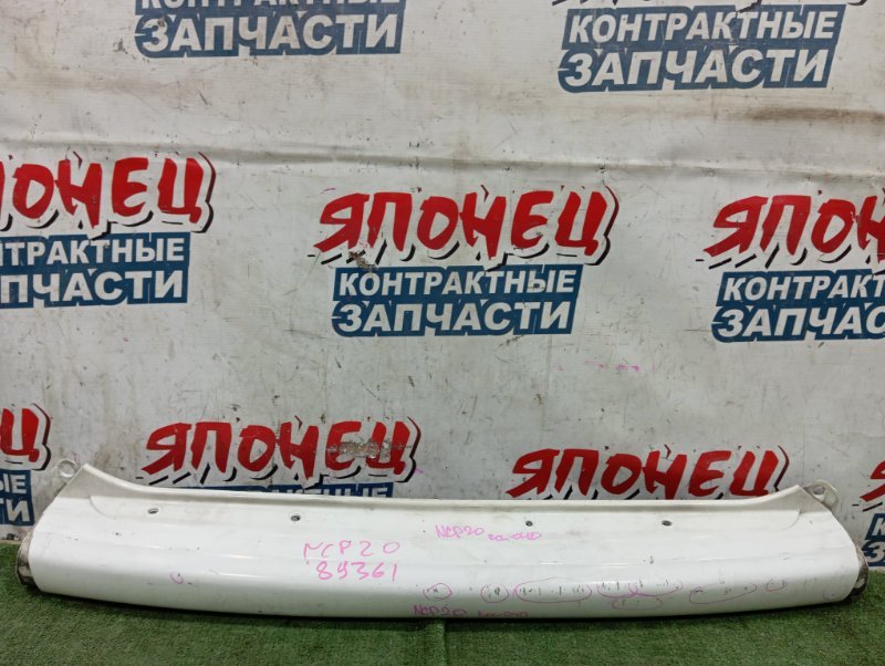 Бампер TOYOTA FUNCARGO NCP20 2NZ-FE 2001 задний (б/у)
