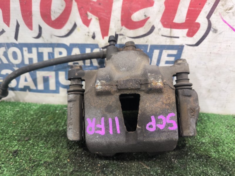 Суппорт TOYOTA PLATZ SCP11 1SZ-FE передний правый (б/у)