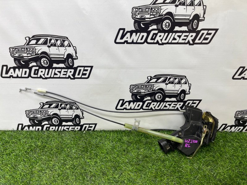 Замок двери TOYOTA LAND CRUISER UZJ100 2UZ-FE задний левый (б/у)