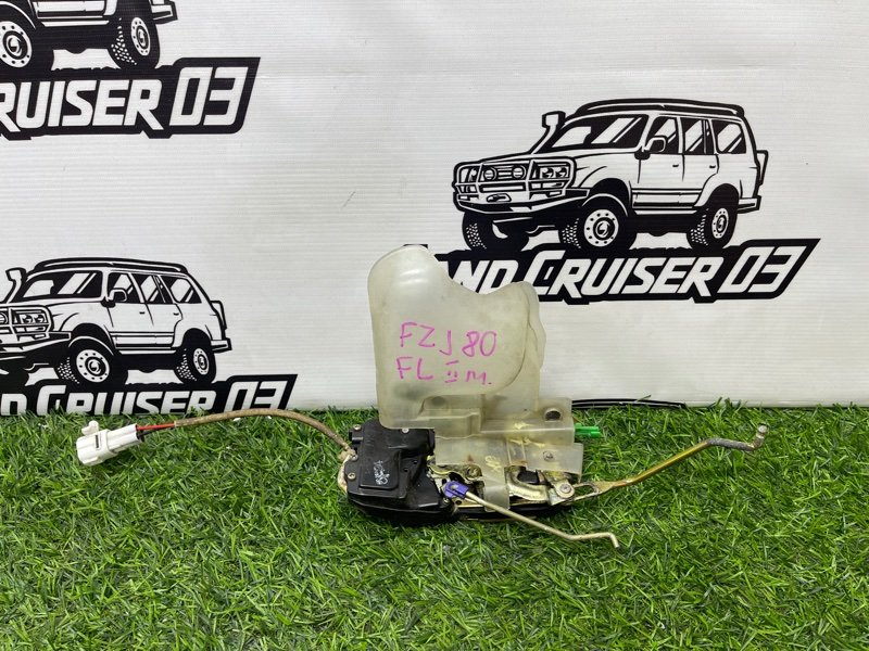 Замок двери TOYOTA LAND CRUISER FZJ80 1FZ-FE передний левый (б/у)