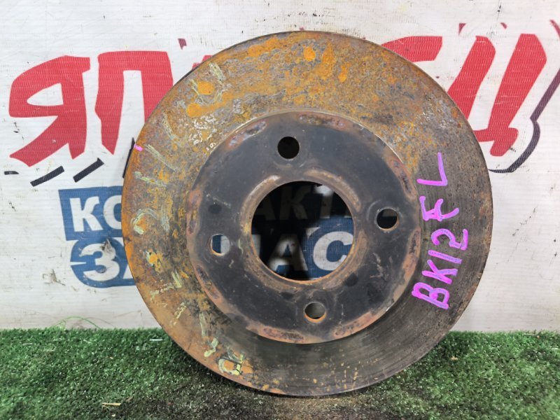 Тормозной диск NISSAN MARCH BK12 CR14DE передний (б/у)