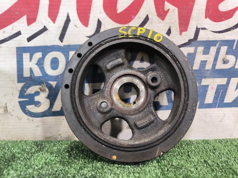 Шкив коленвала TOYOTA VITZ SCP10 1SZ-FE (б/у)