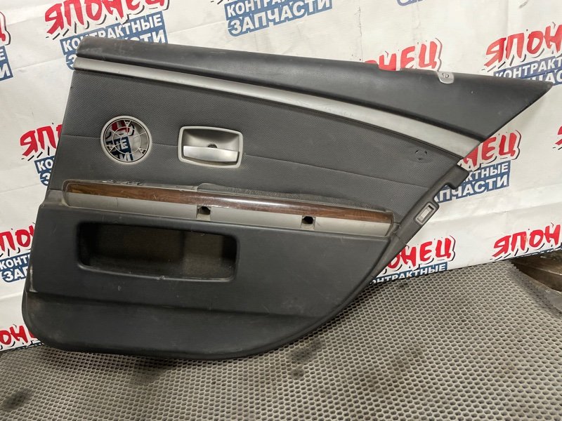 Обшивка двери BMW 7 SERIES E65 N52B30A задняя правая (б/у)