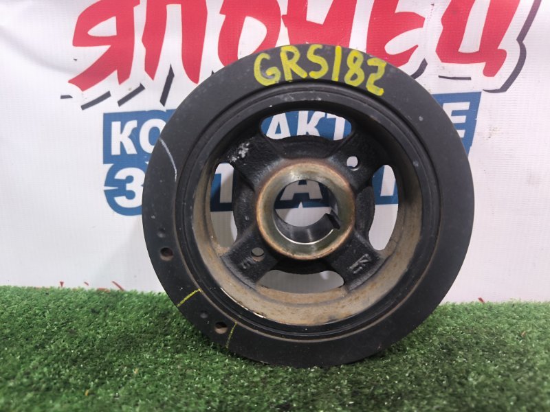 Шкив коленвала TOYOTA CROWN GRS182 3GR-FSE (б/у)