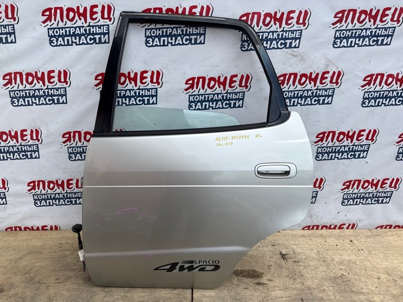 Дверь TOYOTA COROLLA SPACIO AE115 7A-FE 2000 задняя левая (б/у)