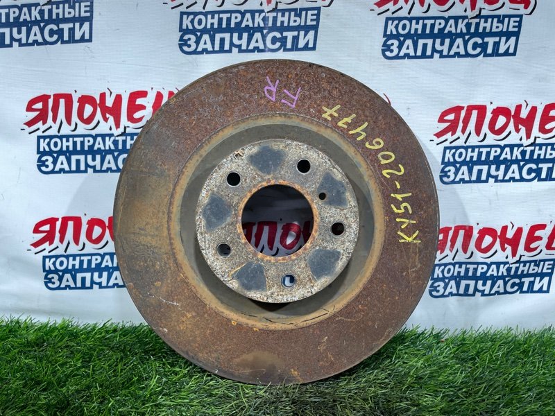 Тормозной диск NISSAN FUGA KY51 VQ37VHR передний (б/у)